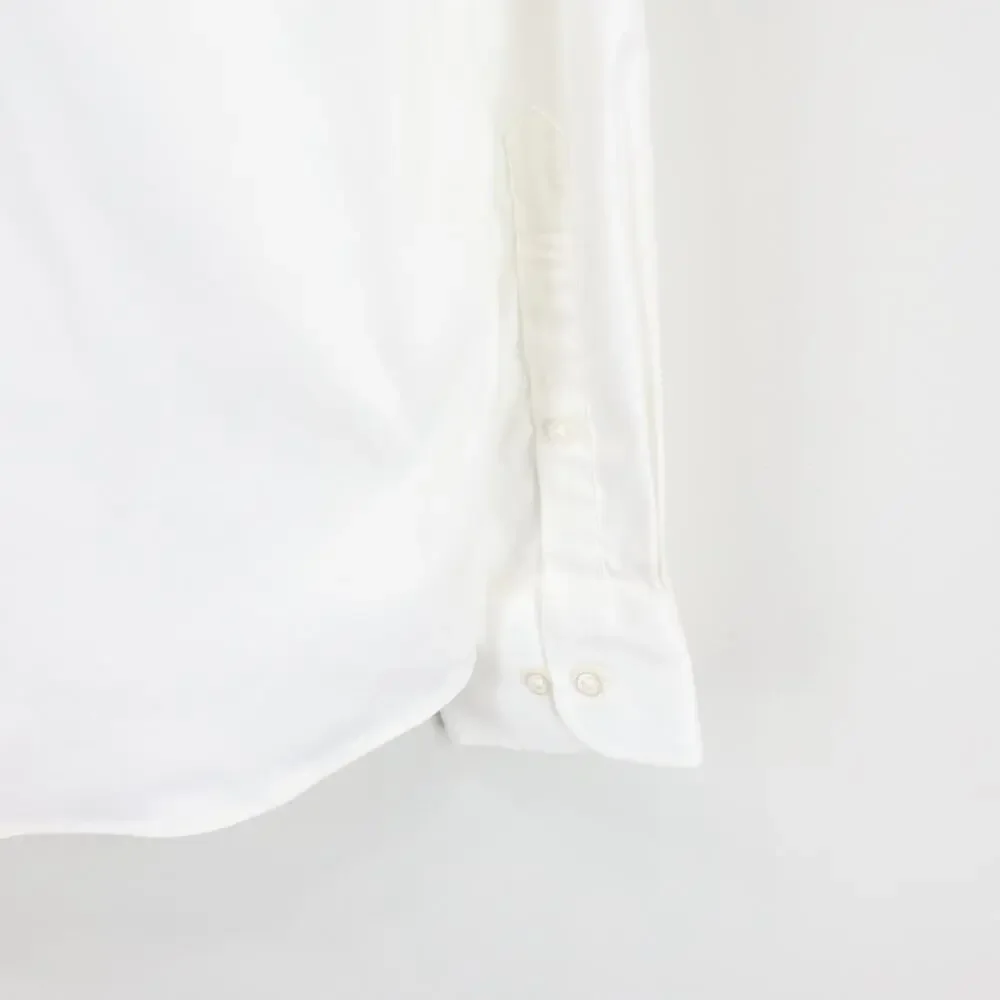 J.Crew Classic Bowery Performance Stretch Dress Shirt Spread Collar White M NWOT